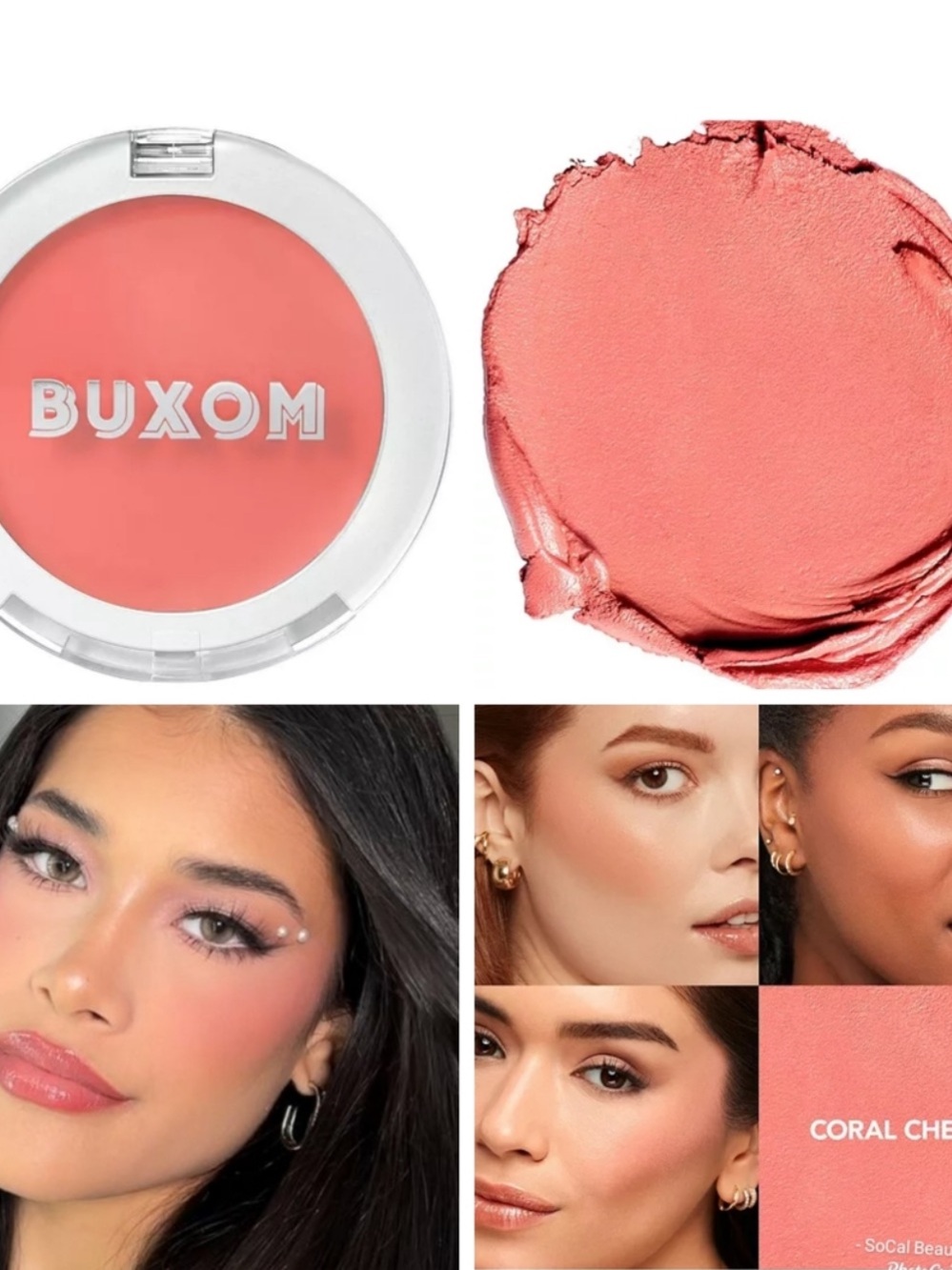 ⚡️♥️Buxom Coral Cheer Plump Shot Plumping Blush